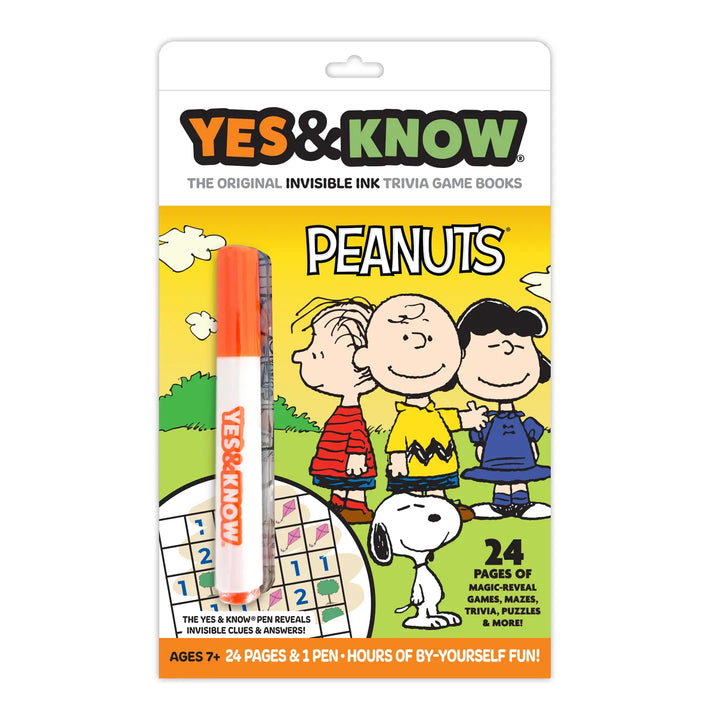 The Original Yes &amp; Know® Peanuts Gang Invisible Ink Book