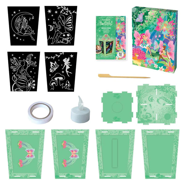 Box Candiy Totally Twilight Scratch Art Fairy Lantern Kit