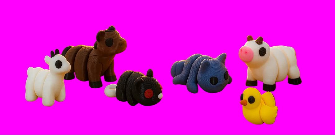 3D Printed Wilderness Pals Assortment