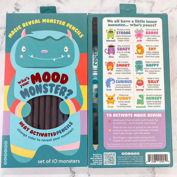 Magic Reveal Mood Monster Pencil Set