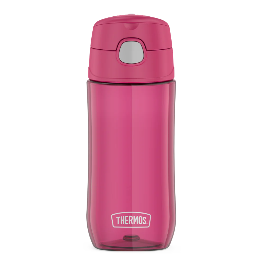 Thermos 16oz Plastic Kids Water Bottle - Raspberry