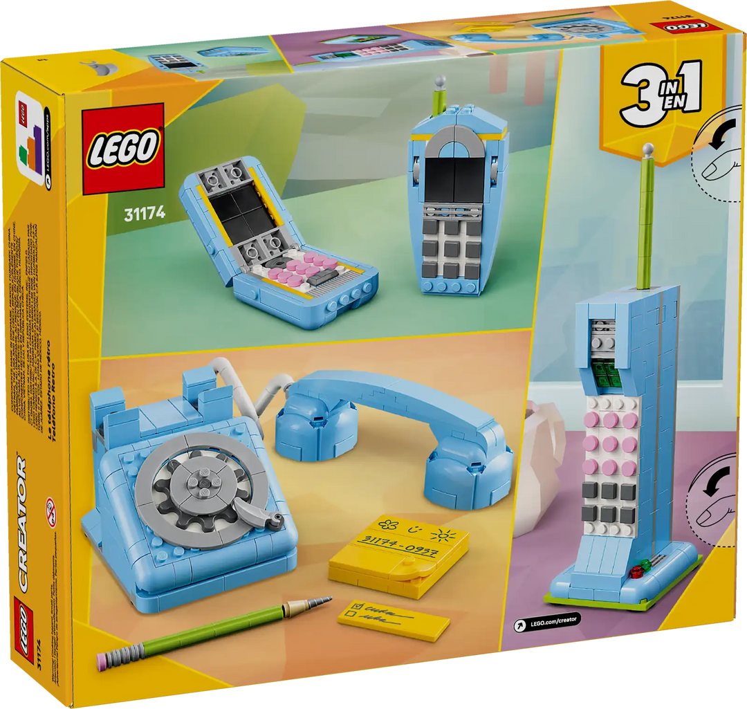 LEGO® Creator 3 in 1 Retro Telephone