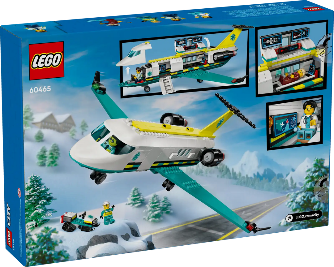 LEGO® City Emergency Air Ambulance Airplane