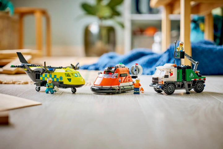 LEGO® City Airplane, Service Truck &amp; Hovercraft Remix