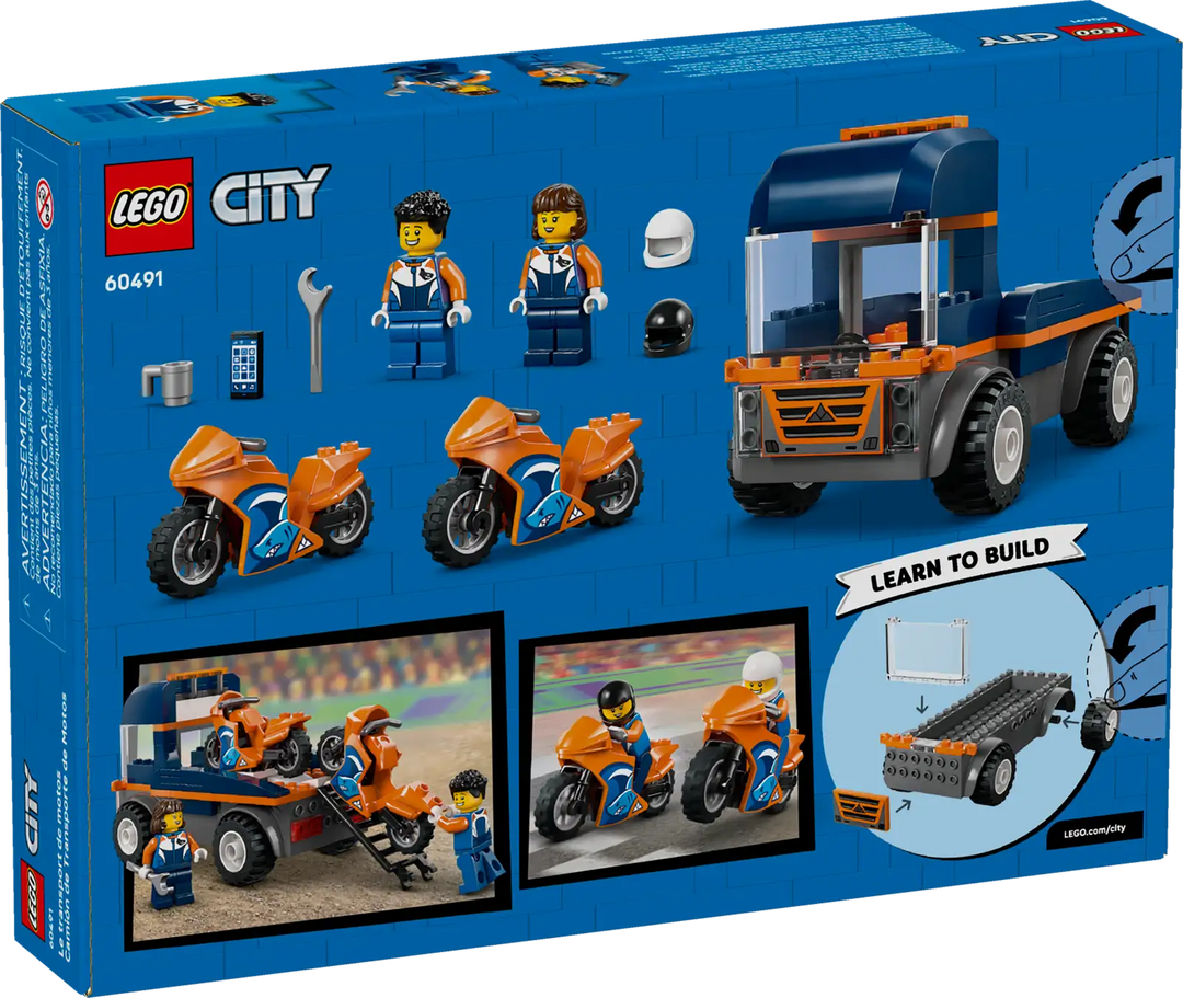 LEGO® City Motorcycle Transporter