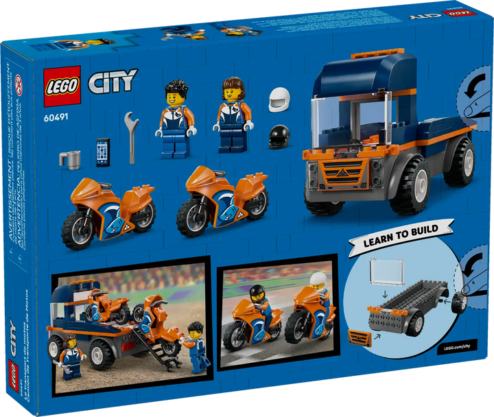 LEGO® City Motorcycle Transporter