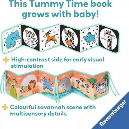 Ravensburger Tummy Time Book Wild Animals