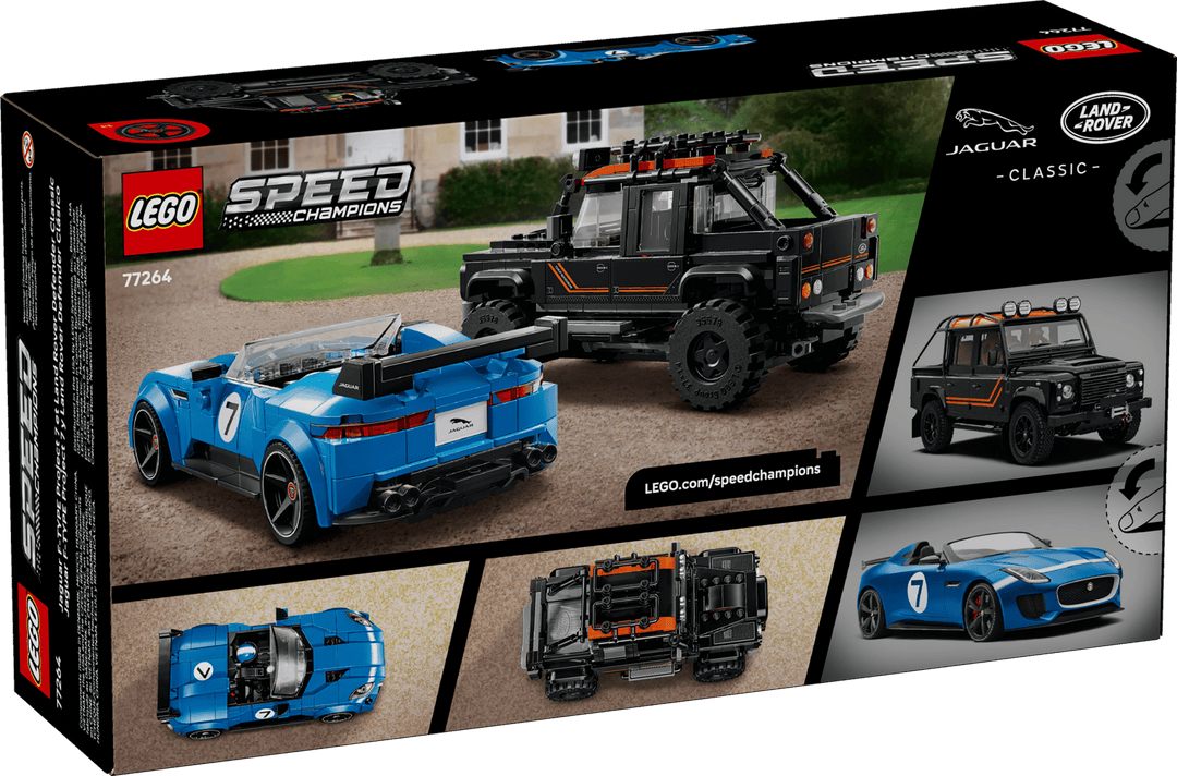Lego® Speed Champions Jaguar Project 7 &amp; Land Rover Defender