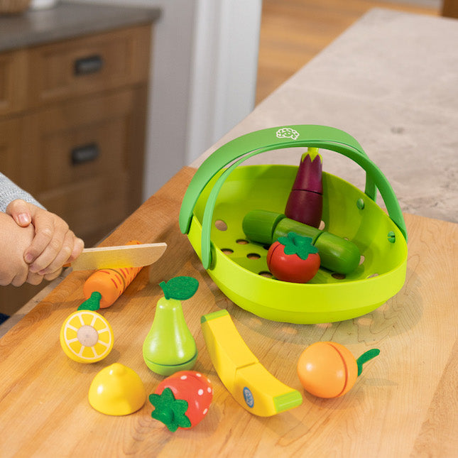 Pretendables Fruit And Veggie Basket Set