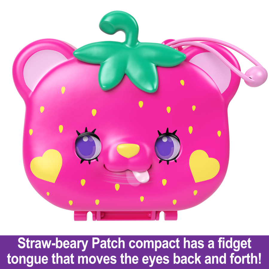 Polly Pocket Straw-Beary Patch Compact