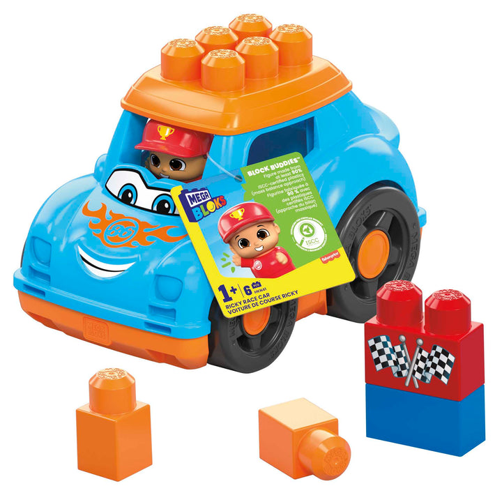 Mega Bloks Ricky Race Car