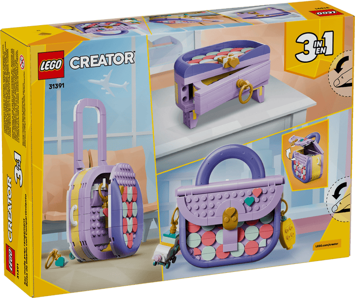 LEGO® Creator 3 in 1 Art Fashion Bag with Storage