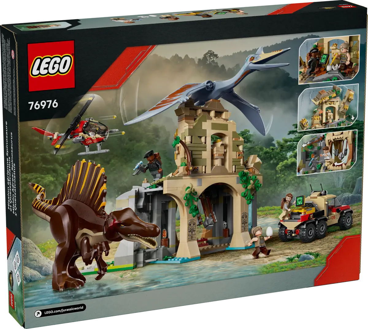 Lego Jurassic World Spinosaurus & Quetzalcoatlus Air Mission Lego Jurassic World Spinosaurus & Quetzalcoatlus Air Mission