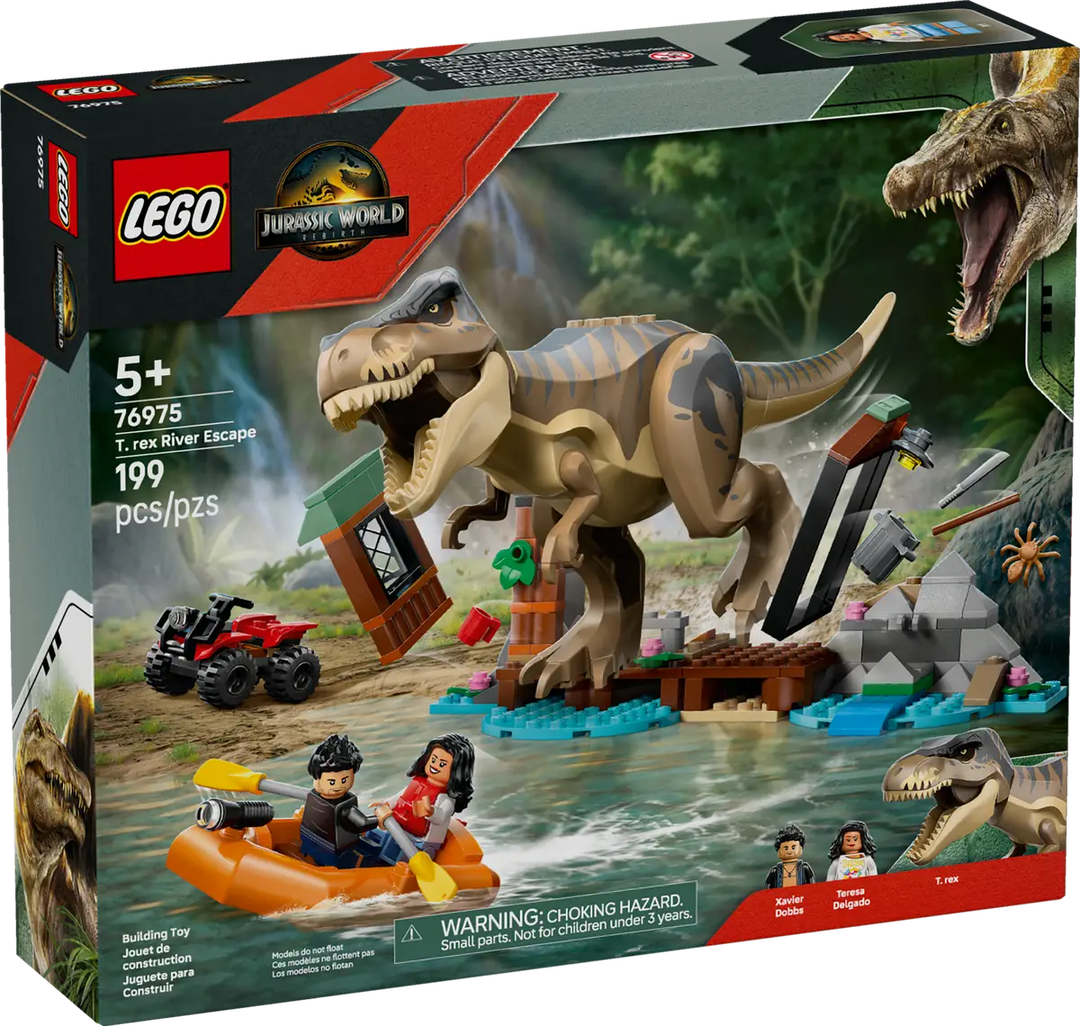 Lego Jurassic World T. rex River Escape