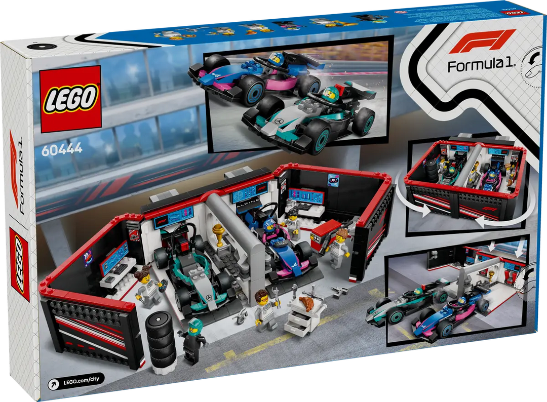 Lego® City F1® Garage Mercedes-AMG Alpine Cars Toytown