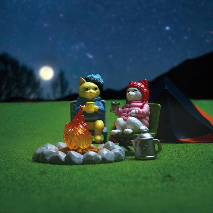 Campfire Cat Figurine Japanese Blind Box  - FINAL SALE