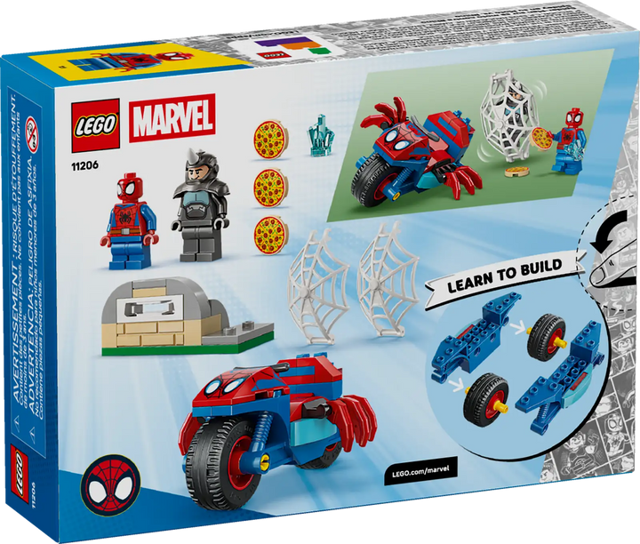 Lego® Marvel Spidey on his Motorcycle vs. Rhino