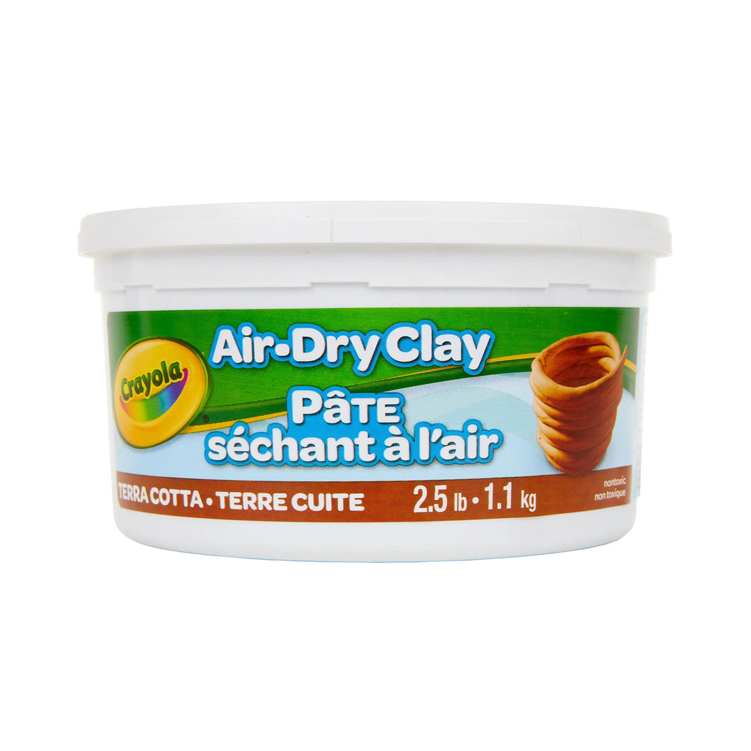 Crayola Air-Dry Clay Terracotta 2.5lb Bucket