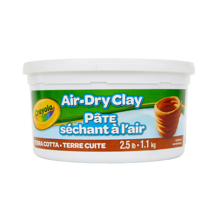 Crayola Air-Dry Clay Terracotta 2.5lb Bucket
