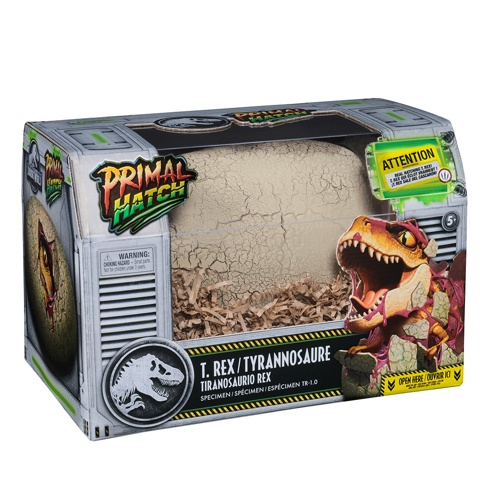 Primal Hatch Jurassic World - Interactive T-Rex with Sound