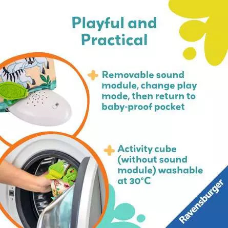 Ravensburger Roll and Play Sound Cube Wild Animals