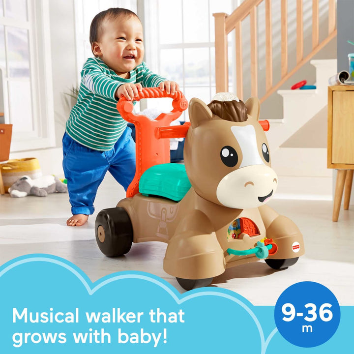 Fisher-Price Walk, Bounce & Ride Pony - Bilingual Edition