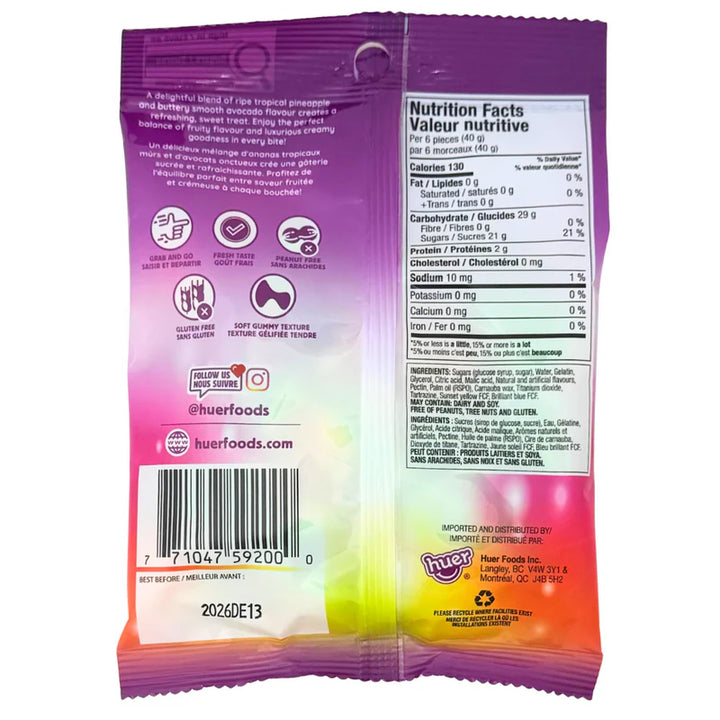 Huer Tropical Avocado Gummies 120g