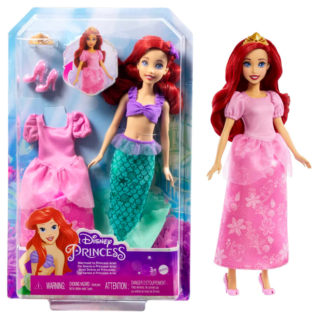 Ariel 2-In-1 Mermaid To Princess Doll