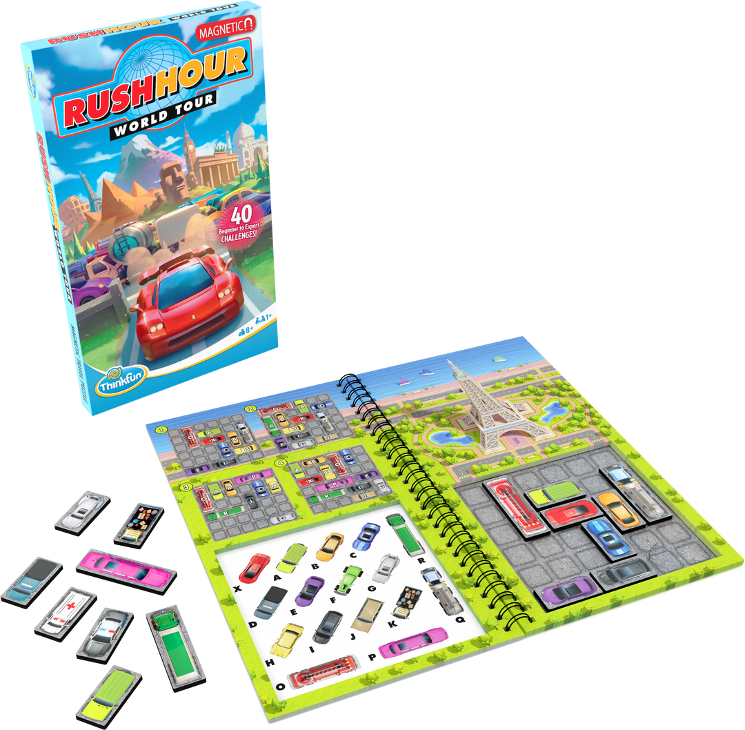 Rush Hour World Tour Magnetic Travel Puzzle