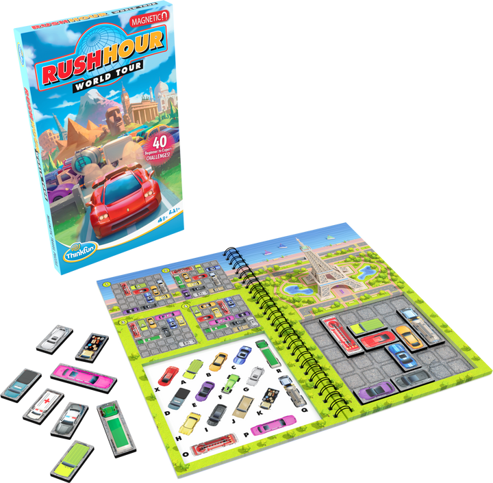 Rush Hour World Tour Magnetic Travel Puzzle