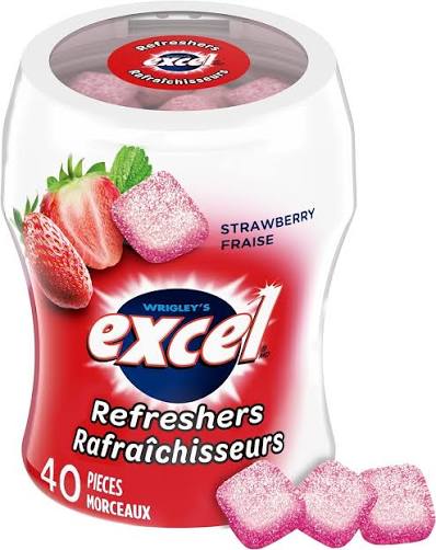 Excel Refreshers Strawberry 40ct