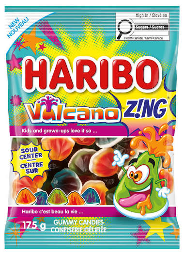 Haribo Vulcano Zing 175g Bag