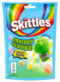 Skittles Squishy Cloudz Crazy Sours 94g
