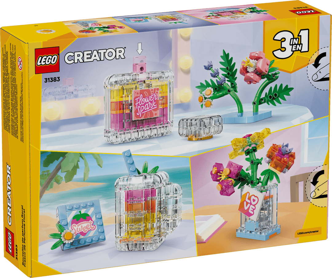 LEGO® Creator 3 in 1 Floral Decor Perfume Bottle