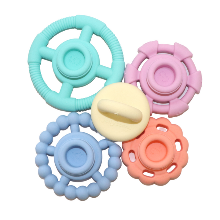 Rainbow Stacker Teether - Pastel