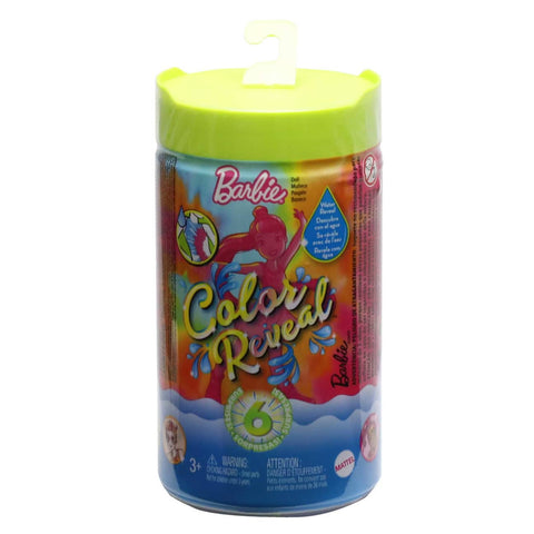 Barbie Colour Reveal Chelsea Doll with 6 Surprises Tie Dye Series