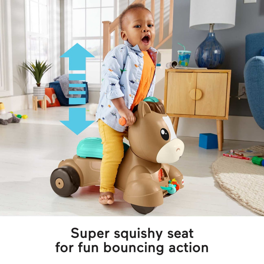 Fisher-Price Walk, Bounce & Ride Pony - Bilingual Edition