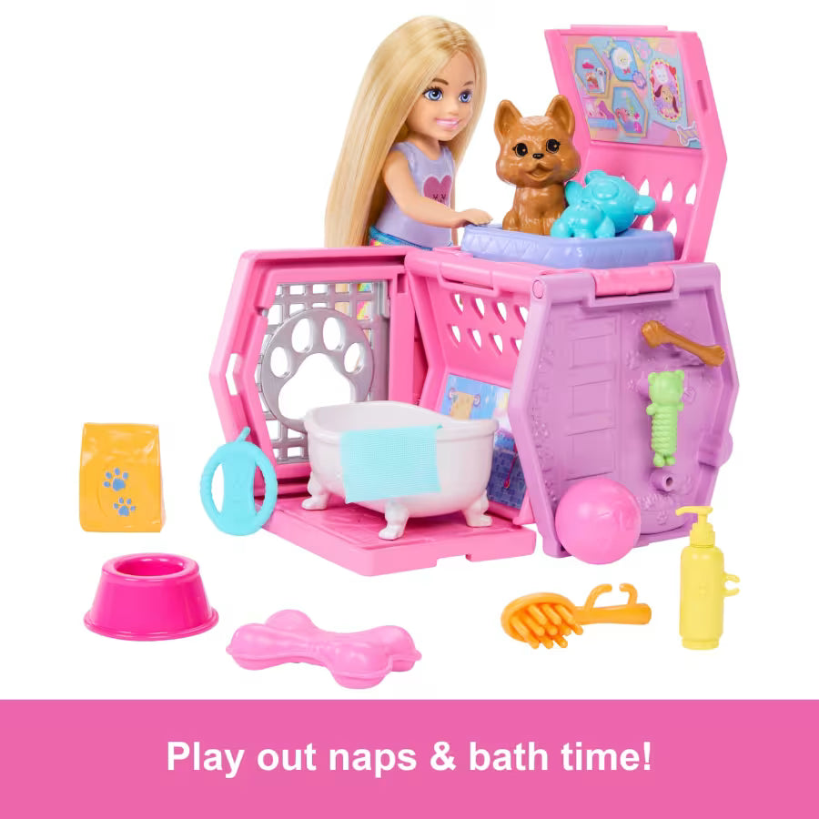 Barbie Chelsea Puppy Carrier Playset