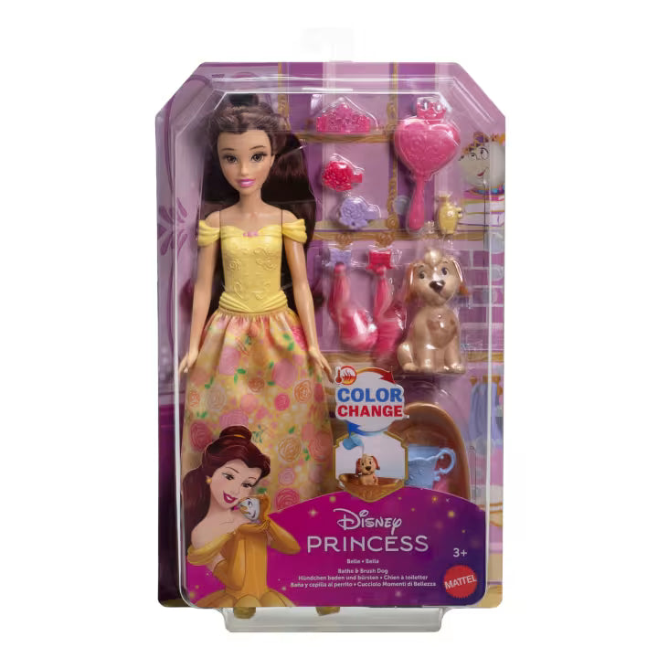 Disney Princess Belle Bathe & Brush Dog