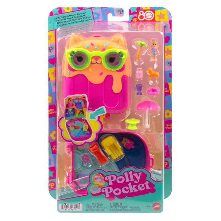 Polly Pocket Kitty Popsicle Resort Compact