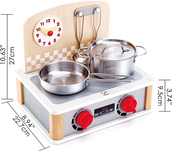 Hape 2-In-1 Kitchen & Grill Set