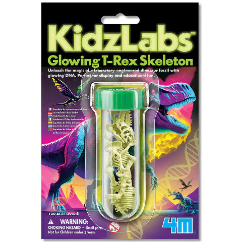 4M Kidzlabs Glowing T-Rex Skeleton