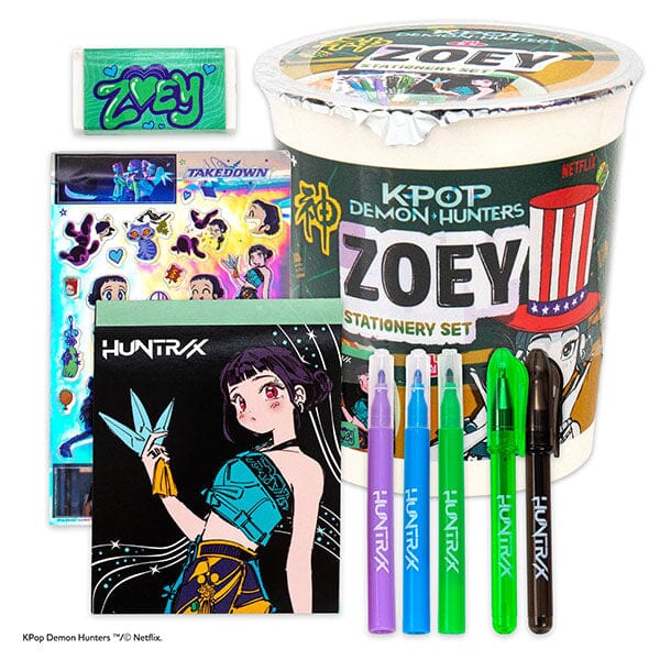 KPOP Demon Hunter Ramen Tub Stationery Set