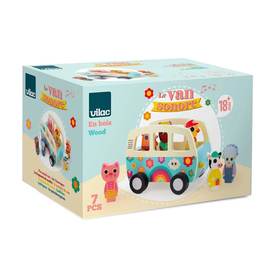 Wooden Van With Animal Sounds