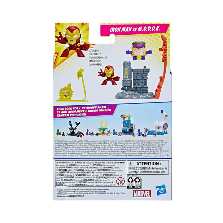 Marvel Stunt Squad Iron Man vs M.O.D.O.K.
