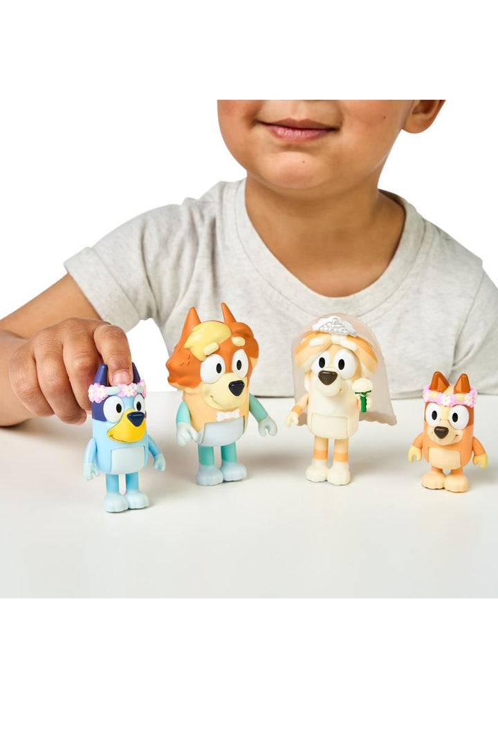 Bluey 4 Pack Figure Assortment