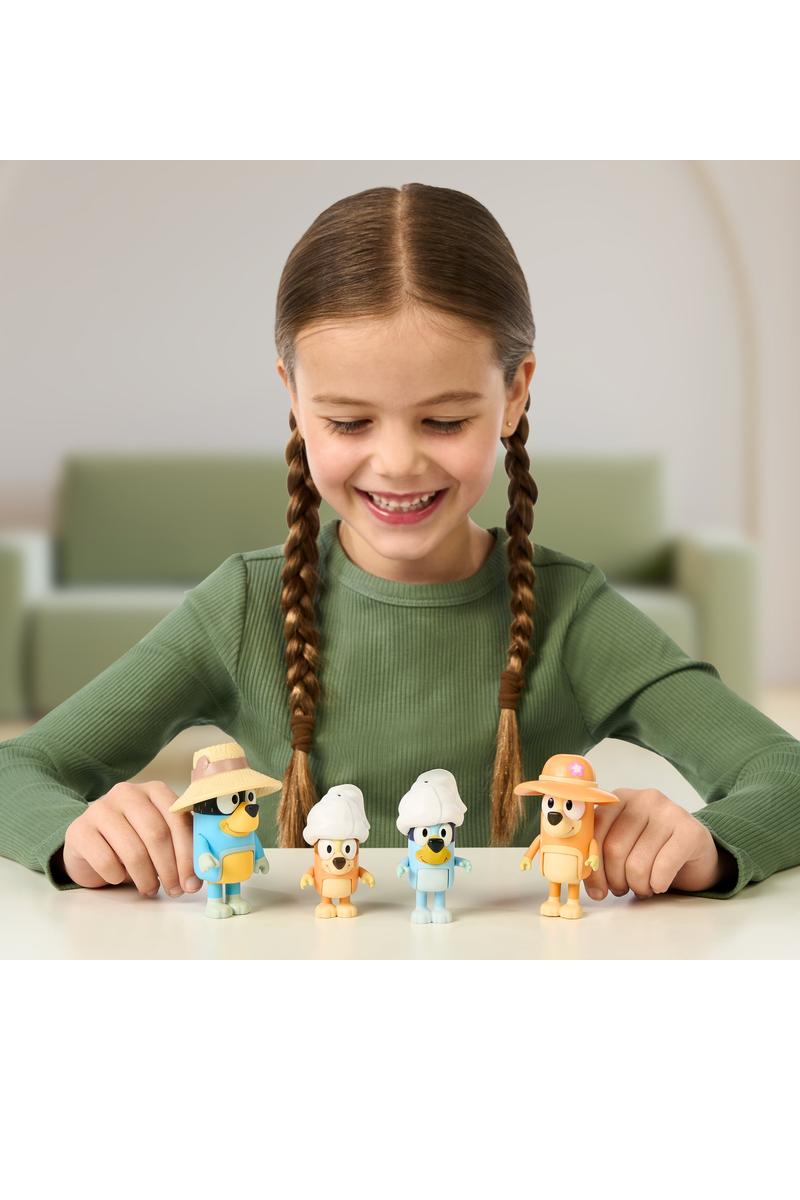 Bluey 4 Pack Figure Assortment