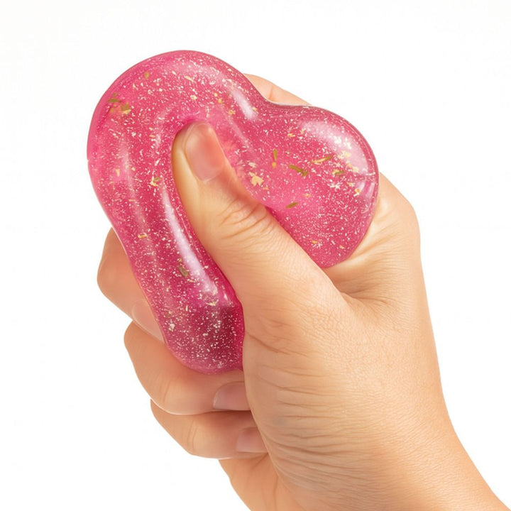 Squishy Glitter Gummy Heart