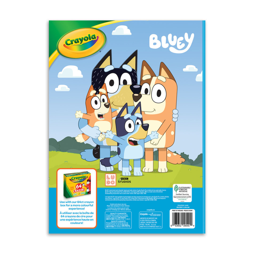 Crayola Bluey 96pg Colouring Book