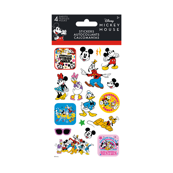 Mickey &amp; Friends Stickers (4 Sheets)